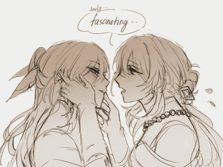 ruan mei and jingliu (honkai and 1 more) drawn by kaahmbem