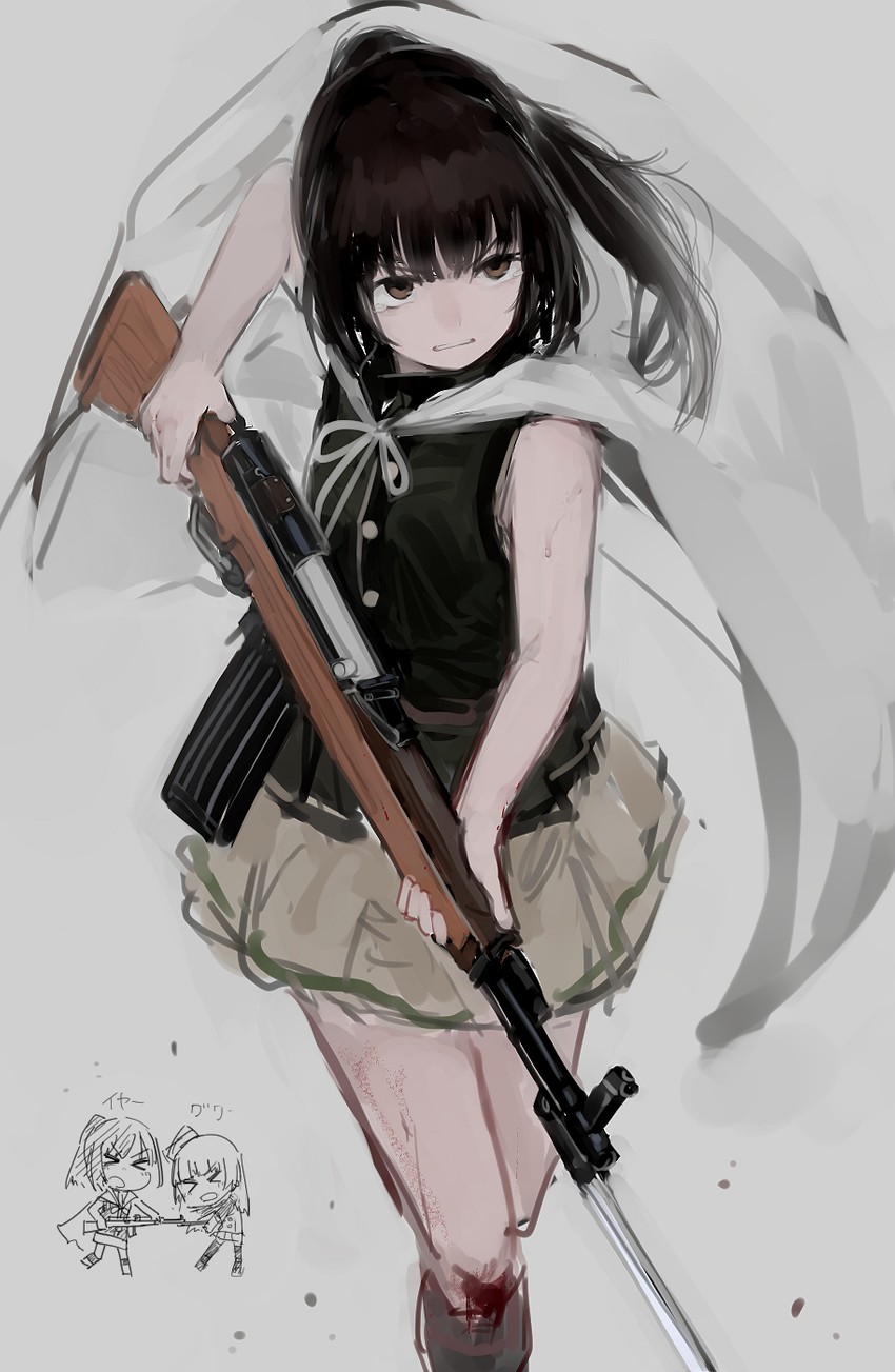 simonov and type 63 (girls' frontline) drawn by rampart1028