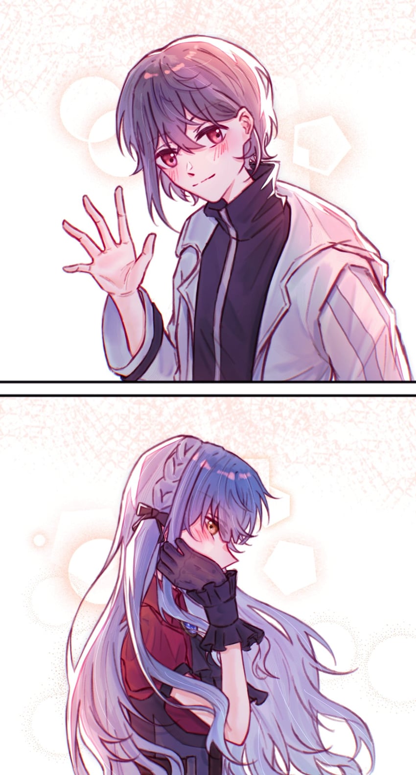 togawa sakiko, takamatsu tomori, and oblivionis (bang dream! and 1 more) drawn by yanhuizuimo
