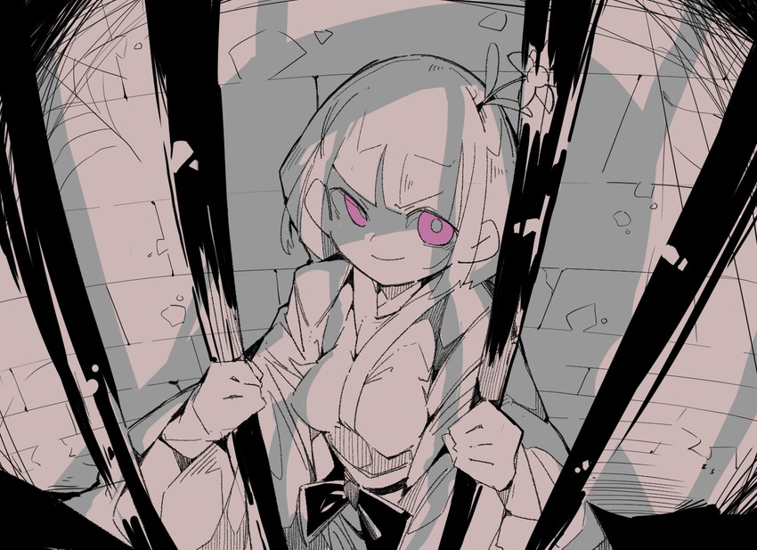 hieda no akyuu (touhou) drawn by massakasama