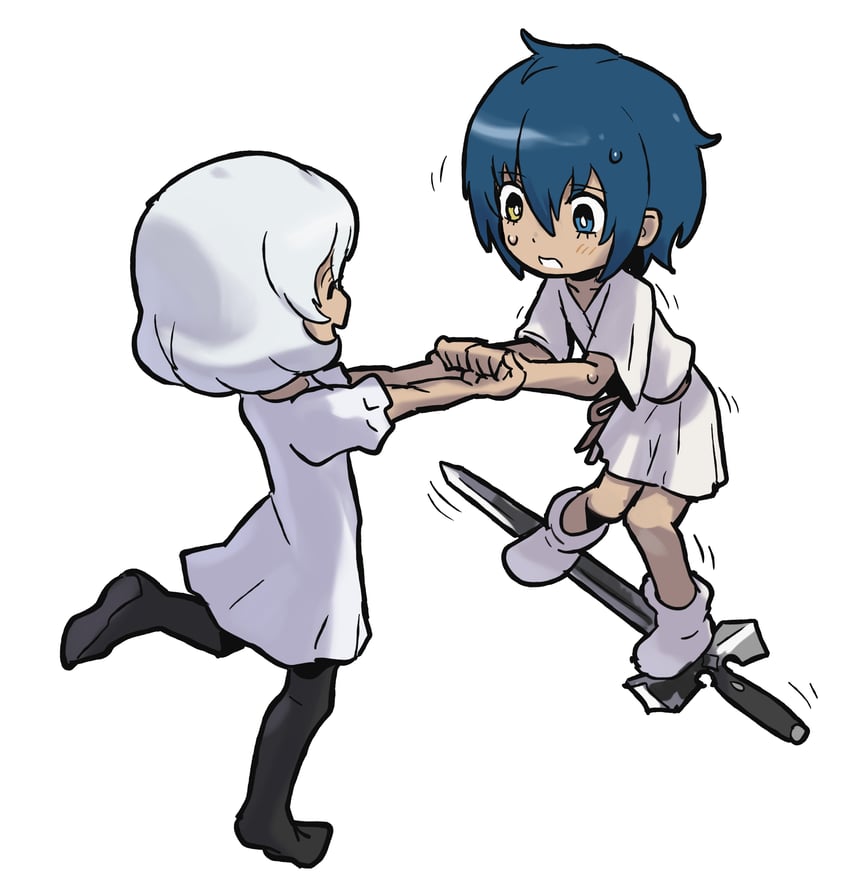 protagonist and the prince (metaphor: refantazio) drawn by sach56000