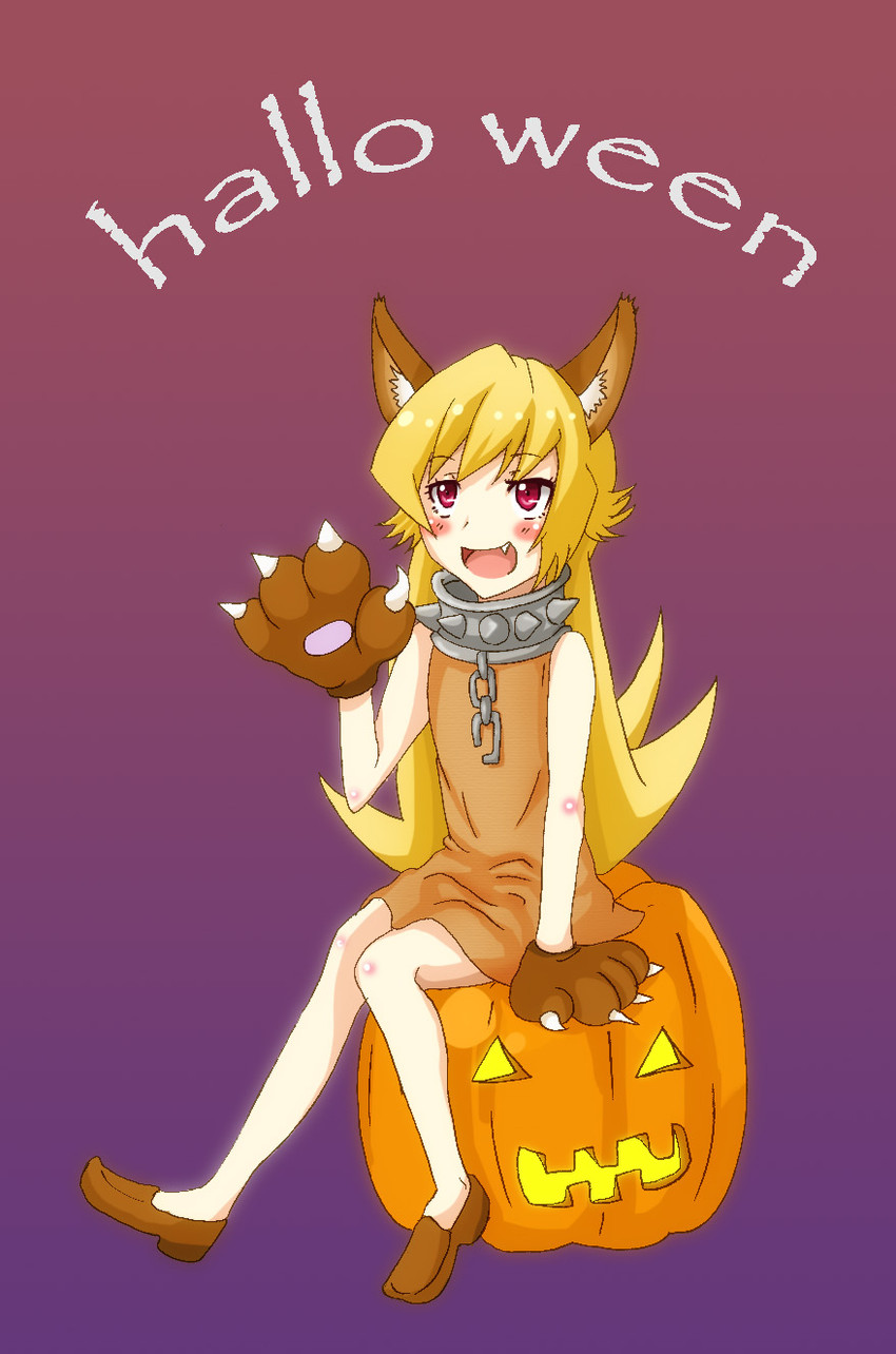 oshino shinobu (monogatari and 1 more) drawn by akumu_(hiziiiiii)