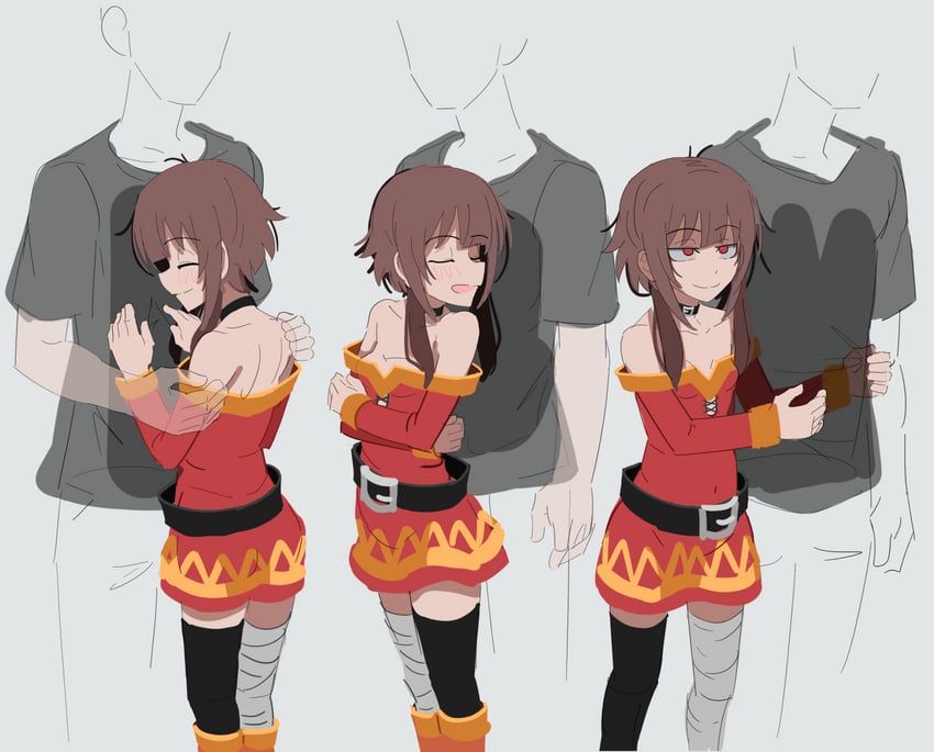 megumin (kono subarashii sekai ni shukufuku wo!) drawn by kurokimoko