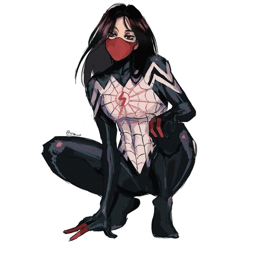 silk and cindy moon (marvel and 1 more) drawn by spidercvlt
