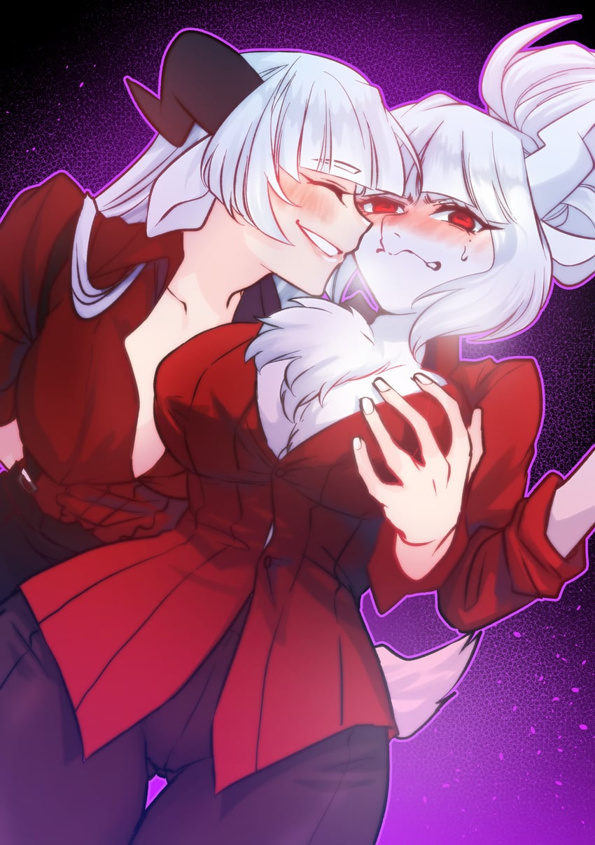 lucifer and baphomet (original and 1 more) drawn by demongem