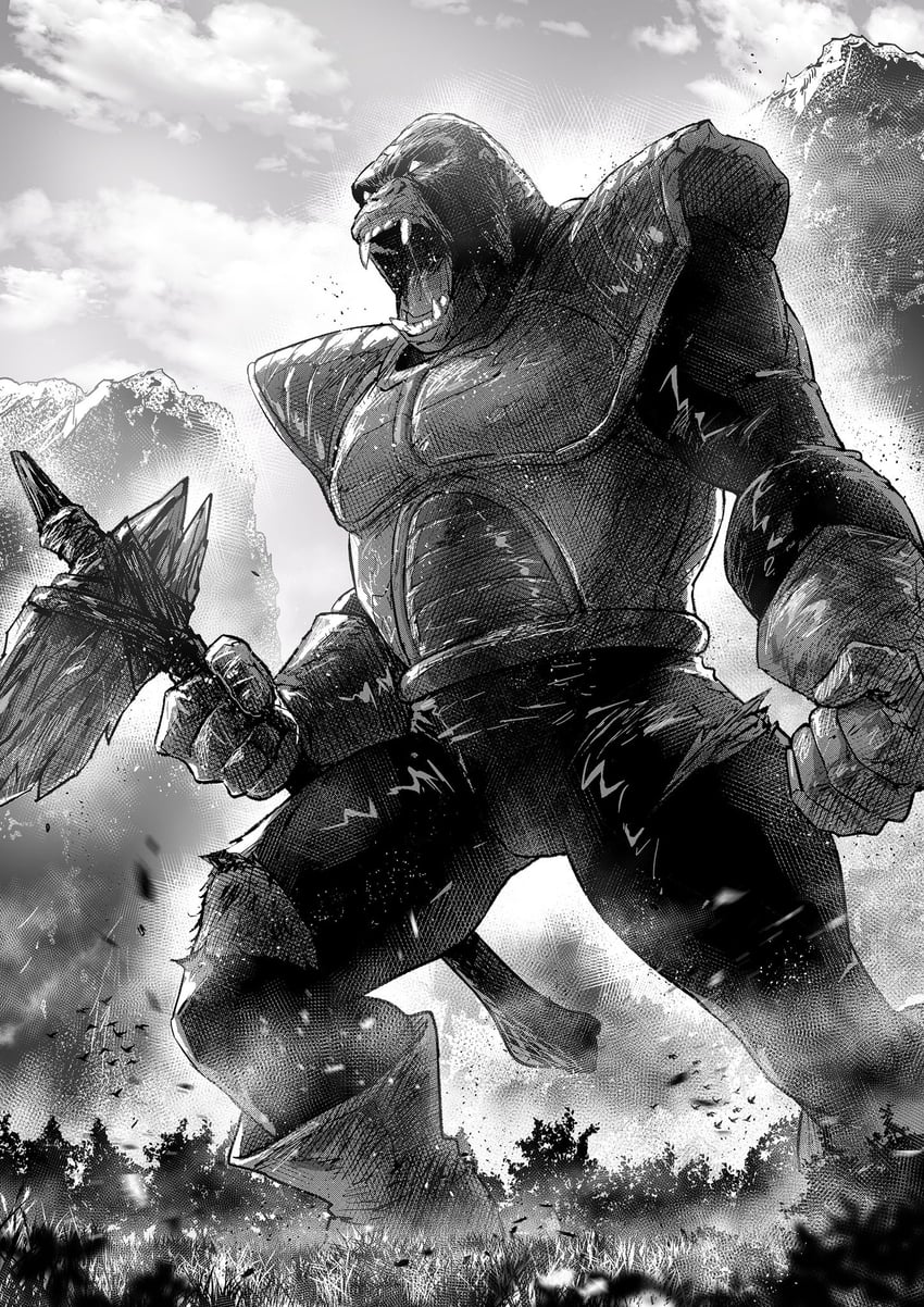 king kong, kong, and oozaru (dragon ball and 5 more) drawn by santa_fung
