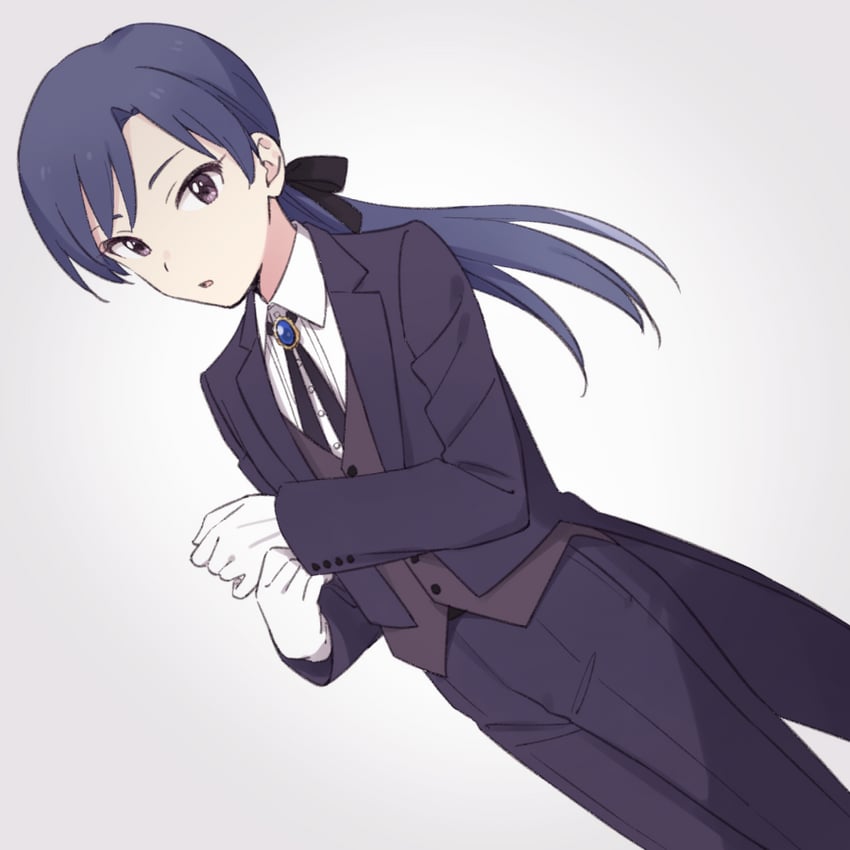 kisaragi chihaya (idolmaster and 2 more) drawn by demirinz