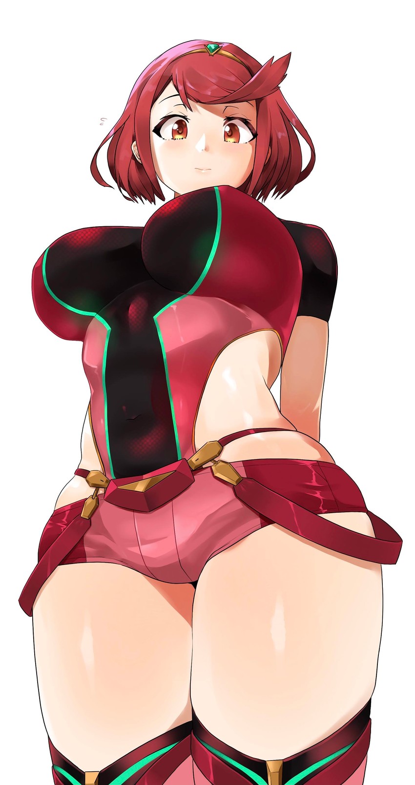 pyra (xenoblade chronicles and 1 more) drawn by monkey_jon