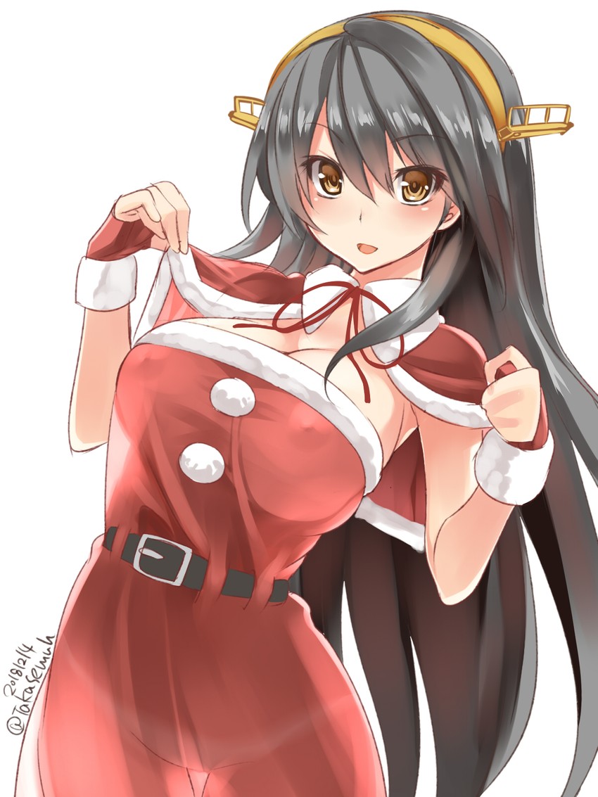 haruna kai ni and haruna (kantai collection) drawn by takase_muh
