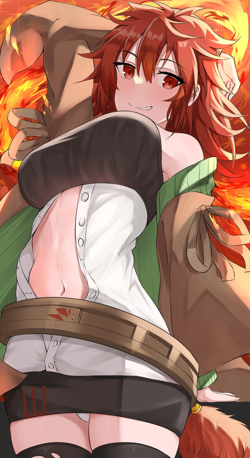 hiita, hiita the fire charmer, and familiar-possessed - hiita (yu-gi-oh!) drawn by kirikan_(cokekiri)