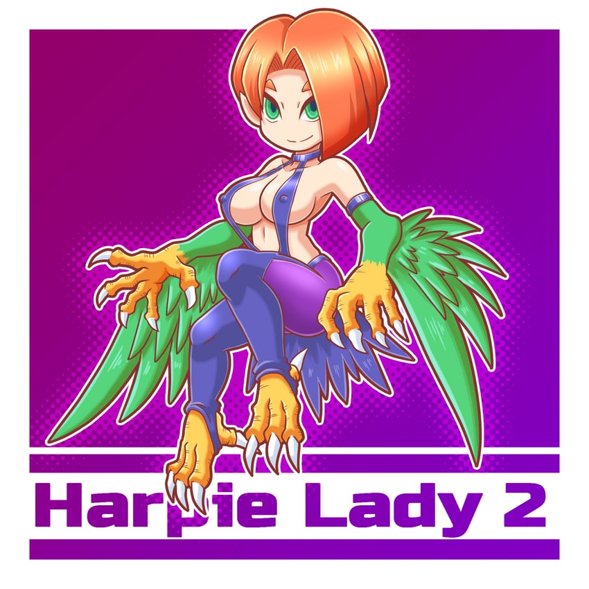 harpie lady 2 (yu-gi-oh!) drawn by nazca_(rapid-rabbit's)
