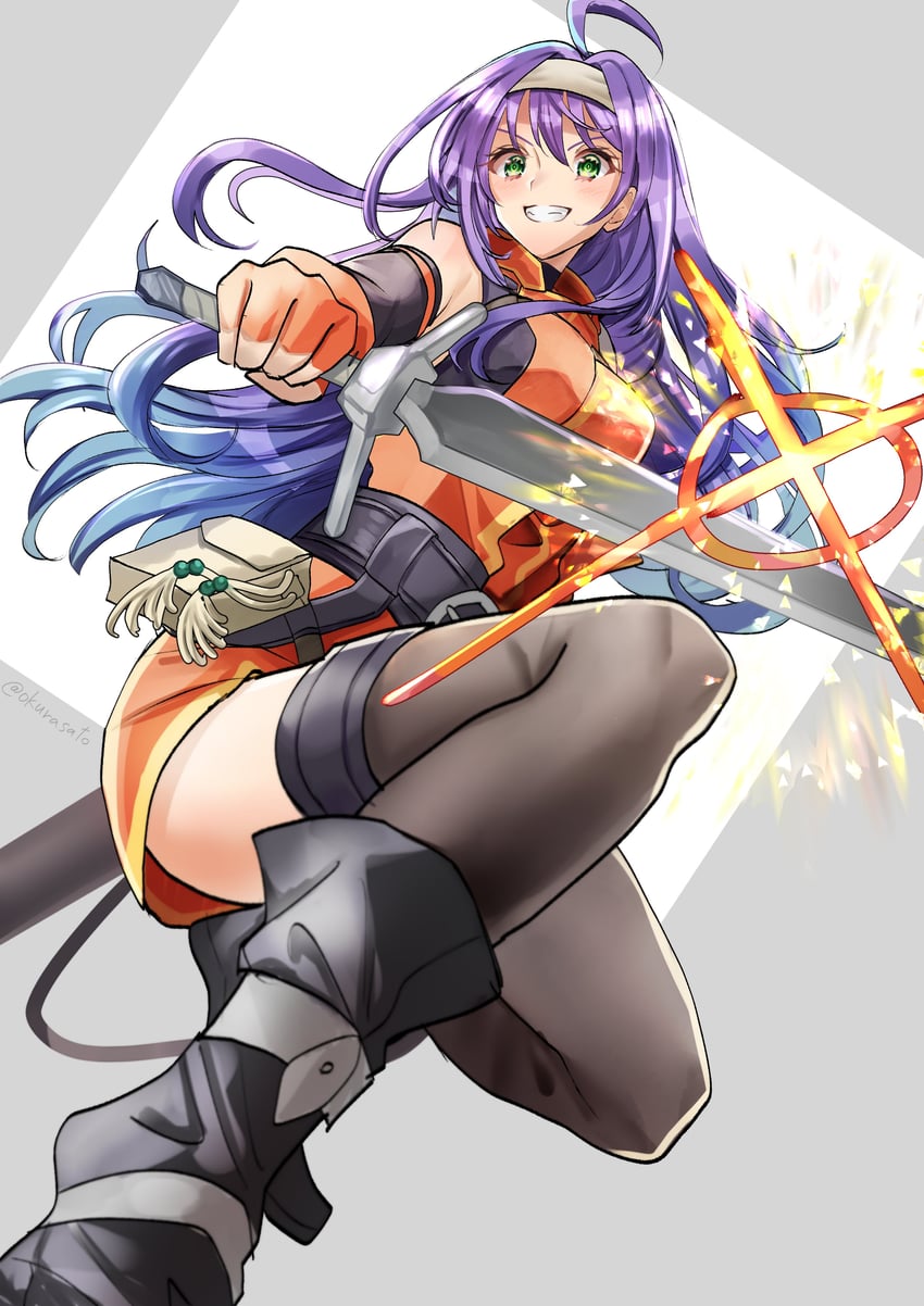 mia (fire emblem and 2 more) drawn by okurasato
