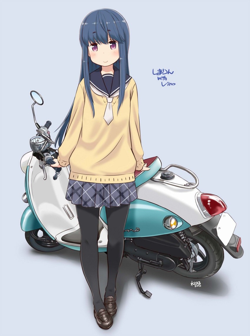 shima rin (yurucamp and 1 more) drawn by retsumaru