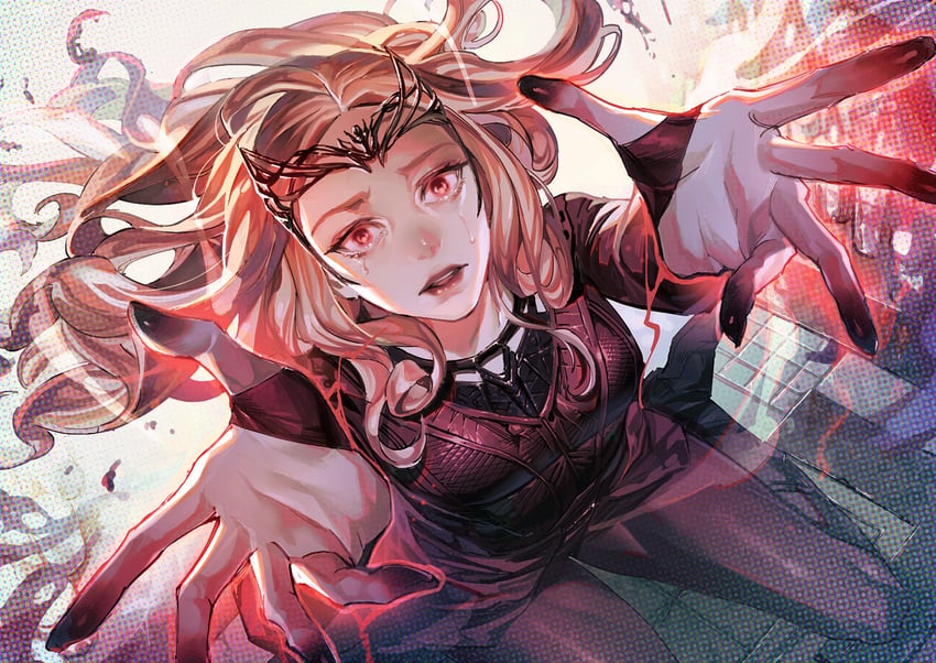 wanda maximoff and scarlet witch (marvel and 3 more) drawn by newponold