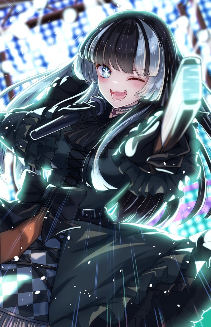 juufuutei raden (hololive and 2 more) drawn by yanu