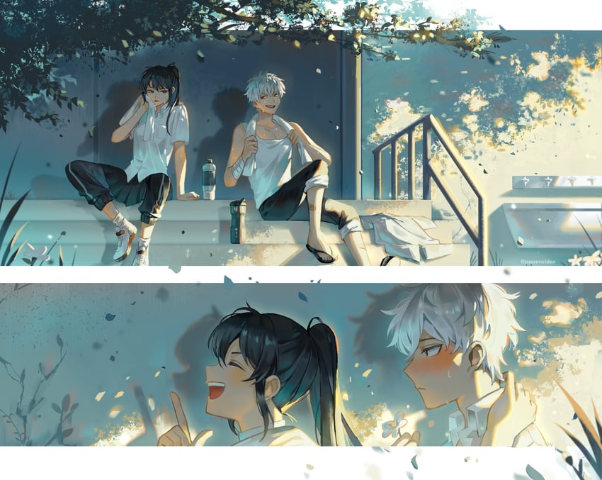 lee jihye and kim namwoon (omniscient reader's viewpoint) drawn by papercider