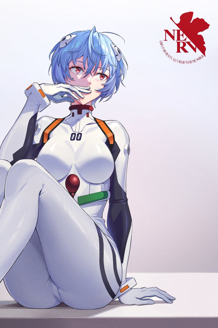 ayanami rei (neon genesis evangelion and 1 more) drawn by bubble1995
