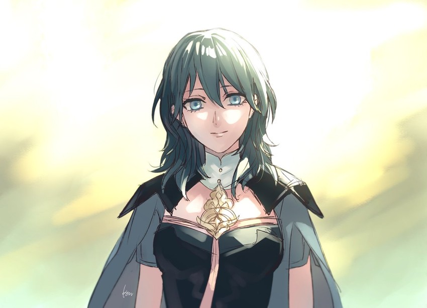female byleth (fire emblem and 1 more) drawn by akke
