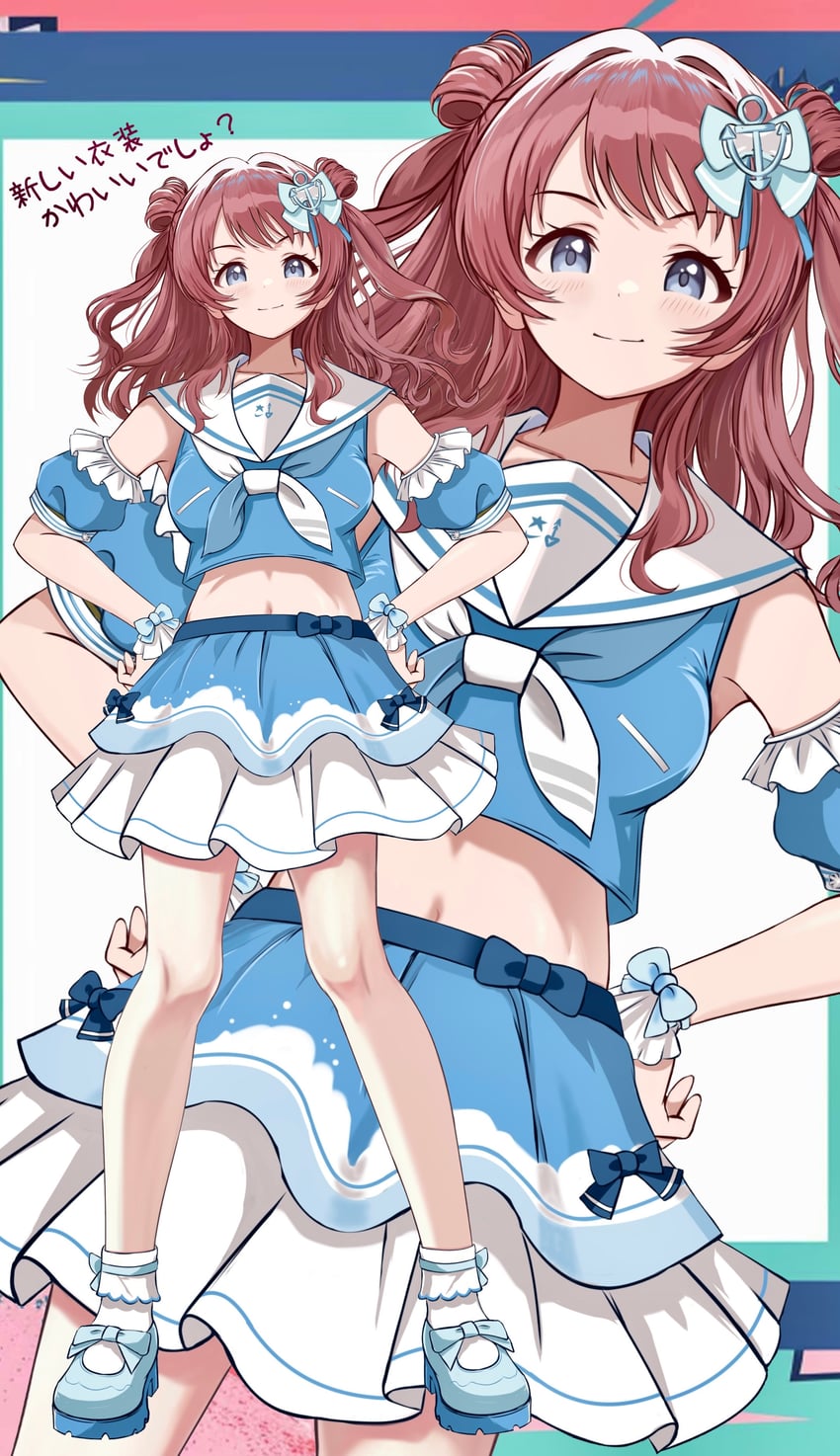 hanami saki (idolmaster and 1 more) drawn by zaofeng