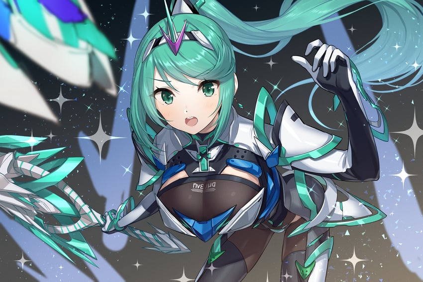 pneuma (xenoblade chronicles and 1 more) drawn by green322