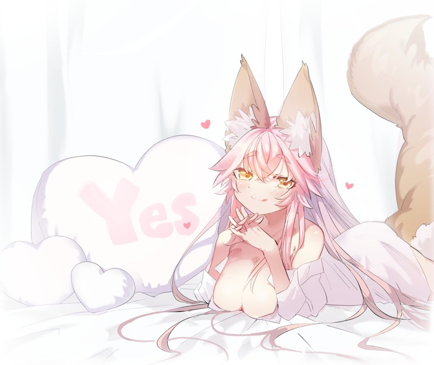 tamamo and tamamo no mae (fate and 1 more) drawn by tsukimi_okayu