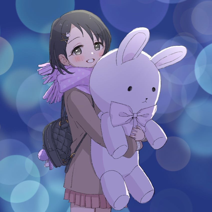sasaki chie (idolmaster and 1 more) drawn by megabee_e