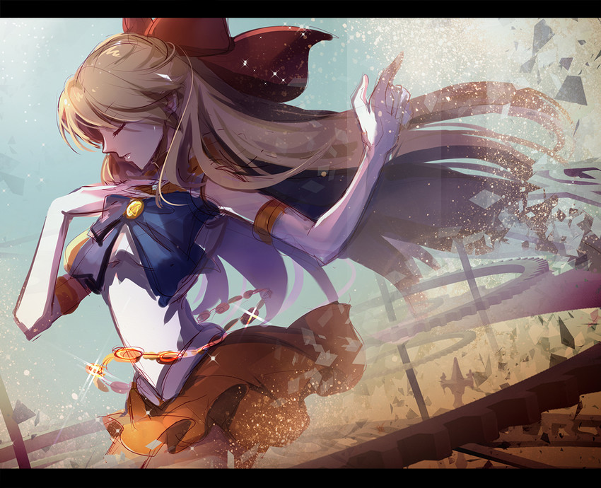aino minako and sailor venus (bishoujo senshi sailor moon) drawn by stells