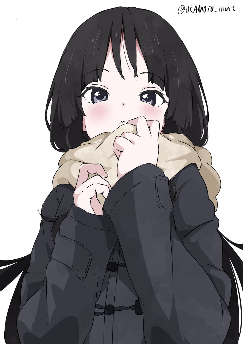 akiyama mio (k-on!) drawn by white_gorilla_(okamoto)
