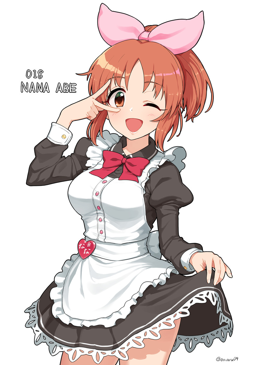 abe nana (idolmaster and 1 more) drawn by omaru_gyuunyuu