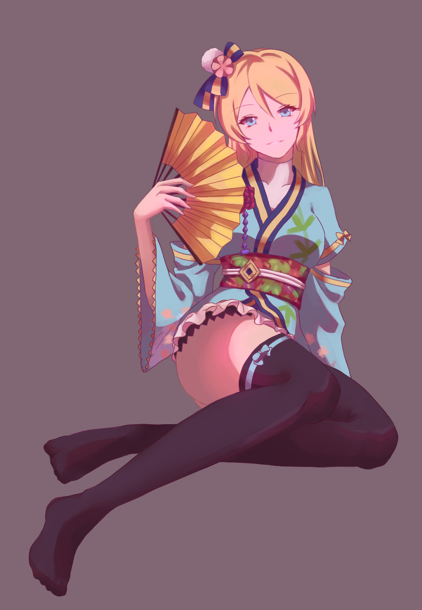 ayase eli (love live! and 2 more) drawn by nyasa