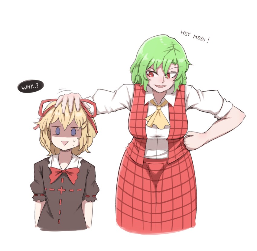 kazami yuuka and medicine melancholy (touhou) drawn by mata_(matasoup)