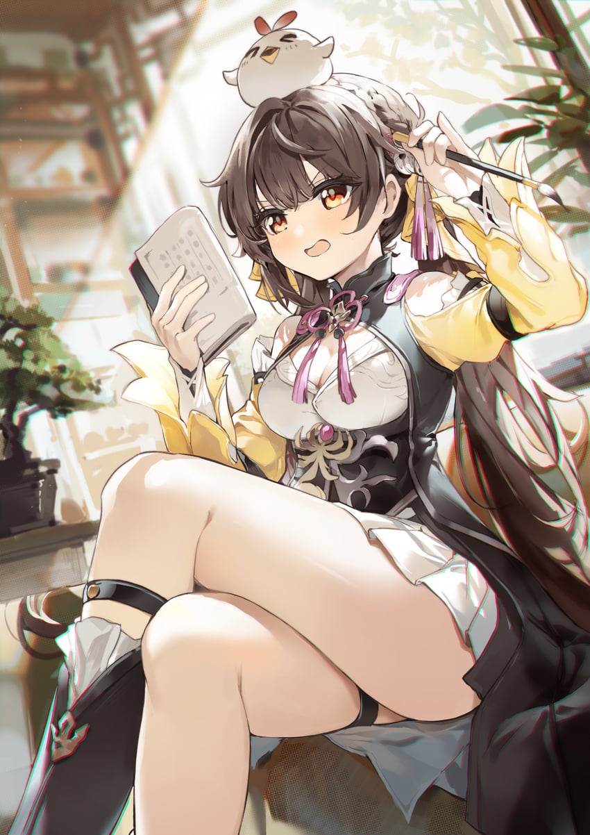 jingwei and sushang (honkai and 1 more) drawn by coria