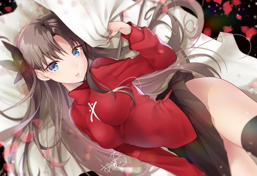 tohsaka rin (fate and 1 more) drawn by akatsuki_hijiri