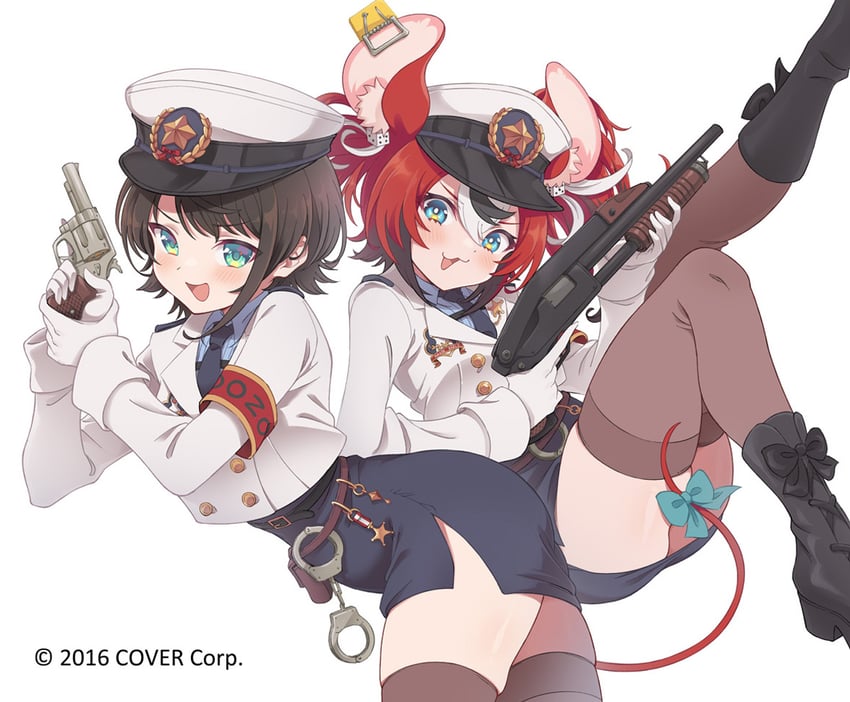 oozora subaru and hakos baelz (hololive and 1 more) drawn by vinhnyu