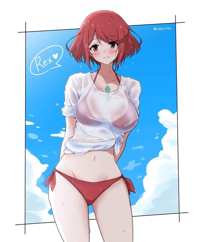 pyra (xenoblade chronicles and 1 more) drawn by mochimochi_(xseynao)
