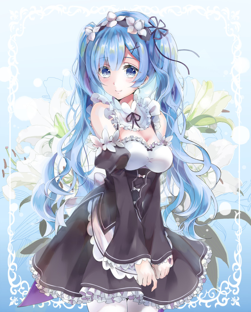 rem (re:zero kara hajimeru isekai seikatsu) drawn by yache