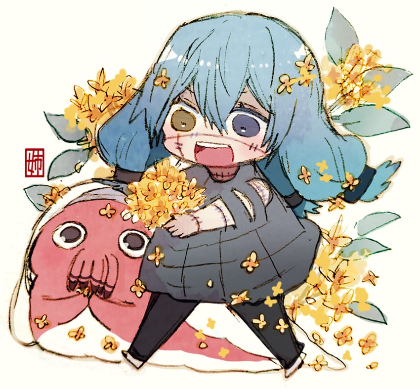 mahito and dagon (jujutsu kaisen) drawn by kimikimi_(sisterplan_12)
