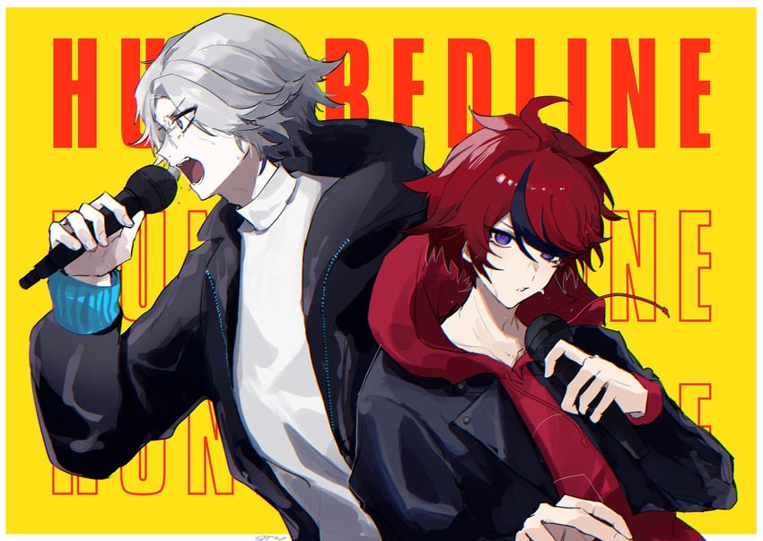 aotsuki eito and sumino takumi (the hundred line -last defense academy- and 1 more) drawn by sparrowhabird