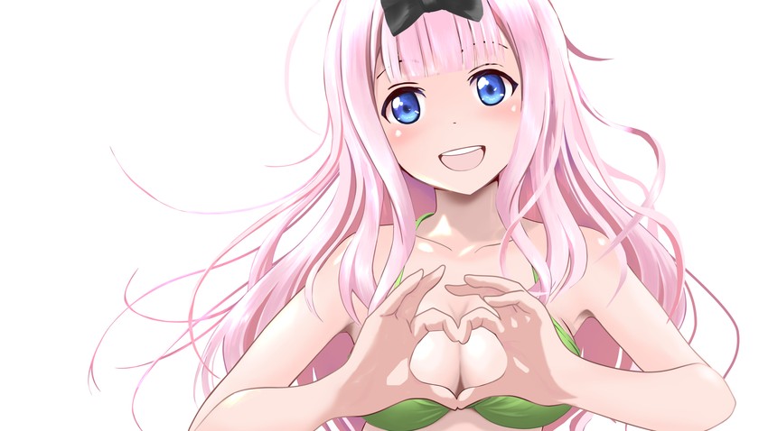 fujiwara chika (kaguya-sama wa kokurasetai ~tensai-tachi no renai zunousen~) drawn by gibun_(sozoshu)