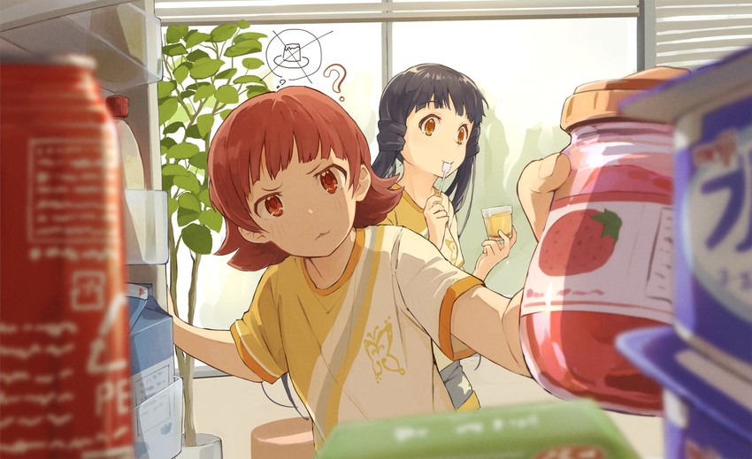 kitakami reika and nonohara akane (idolmaster and 2 more) drawn by marimo_(momiage)