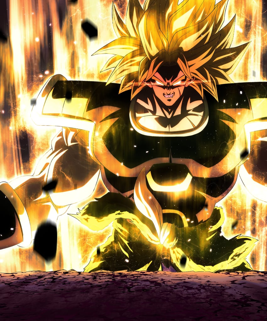 broly (dragon ball and 2 more) drawn by sekitsuki_hayato