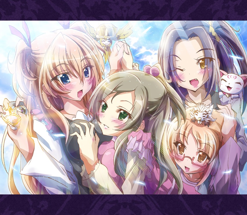 houjou hibiki, minamino kanade, kurokawa eren, shirabe ako, seiren, and 4 more (precure and 1 more) drawn by inoshishi_(ikatomo)
