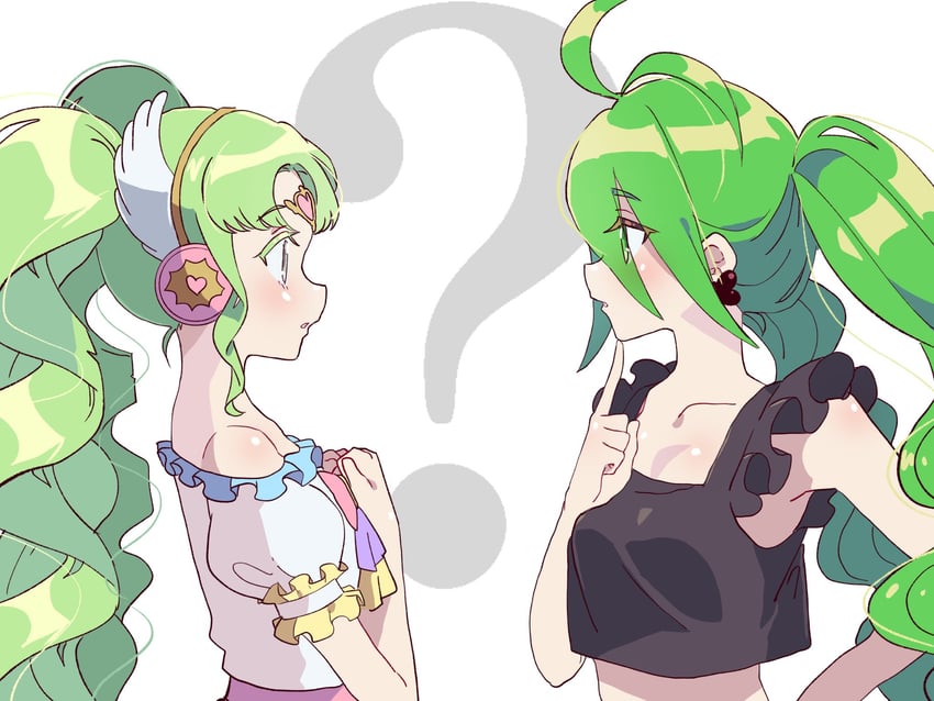 falulu and otogami mimin (pretty series and 2 more) drawn by tsujii_luki