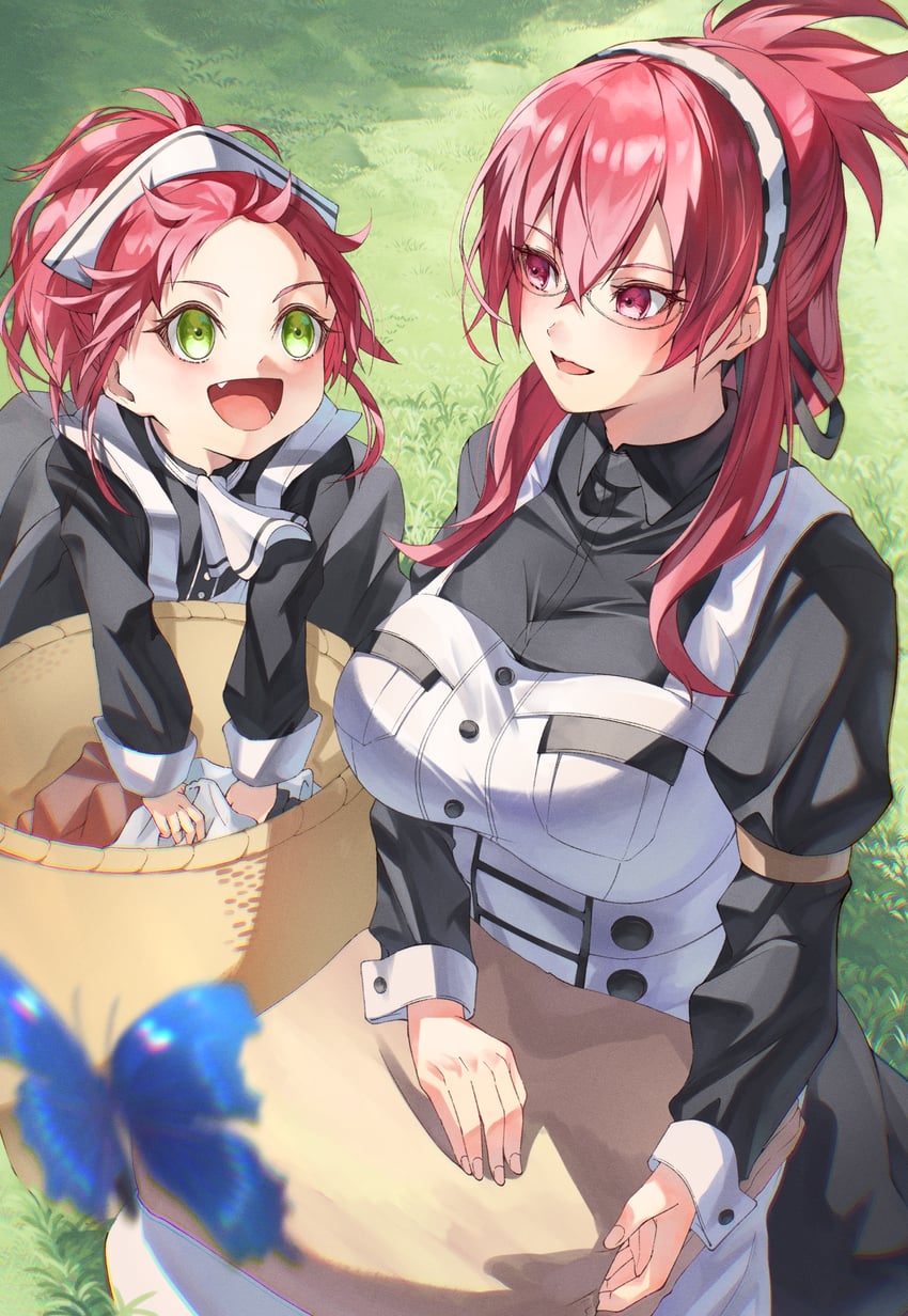 aisha greyrat and lillia greyrat (mushoku tensei) drawn by marbo_(saico556)