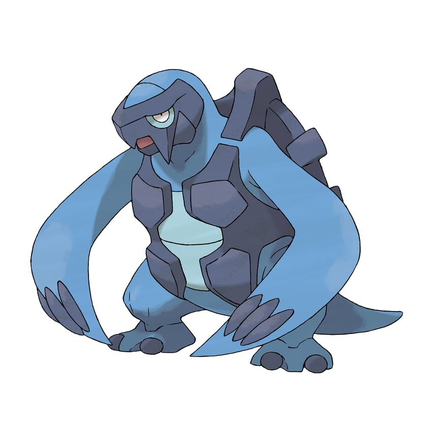 carracosta (pokemon and 1 more) drawn by sugimori_ken