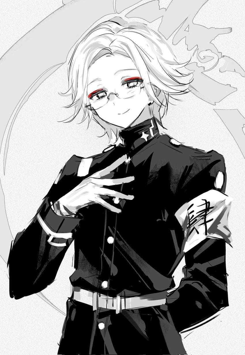 aotsuki eito (the hundred line -last defense academy-) drawn by fuseru770