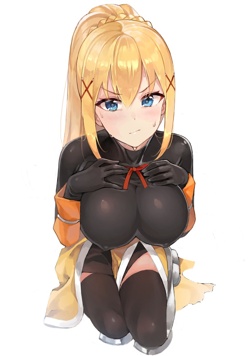 darkness (kono subarashii sekai ni shukufuku wo!) drawn by ame_(uten_cancel)