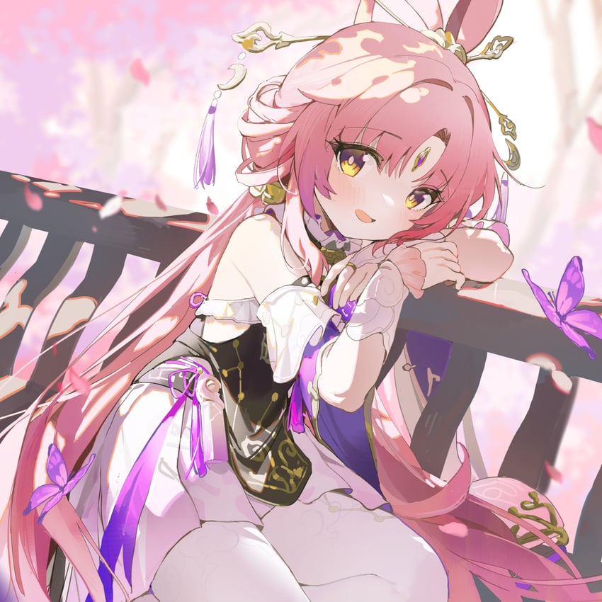 fu xuan (honkai and 1 more) drawn by coria