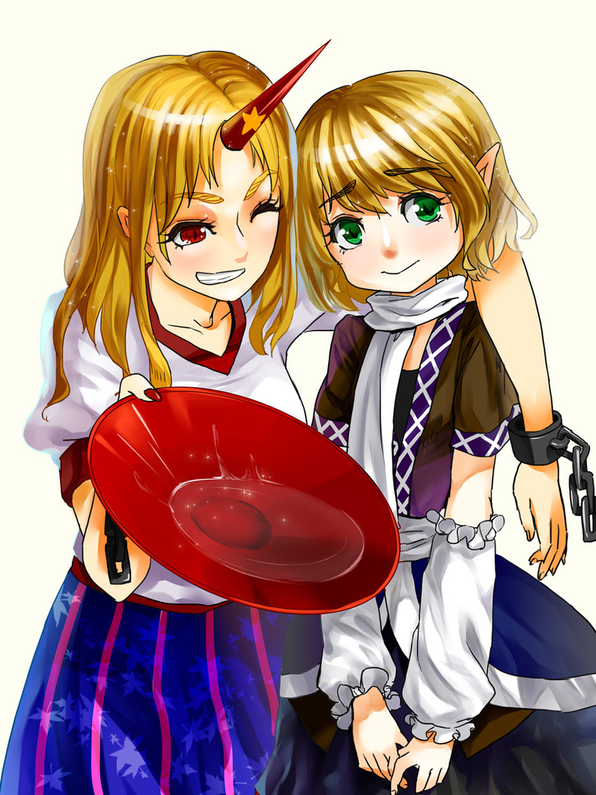 mizuhashi parsee and hoshiguma yuugi (touhou) drawn by orangec
