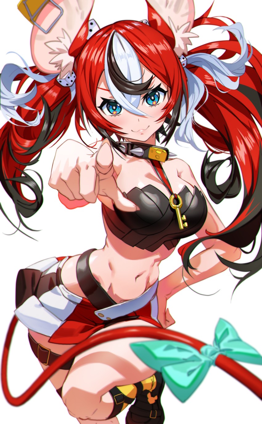 hakos baelz (hololive and 1 more) drawn by athungkaew